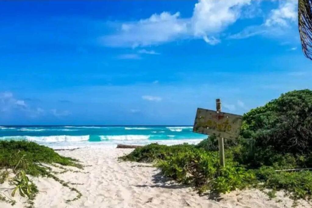 Apartment With Private Pool Tulum Chemuyil Exterior foto