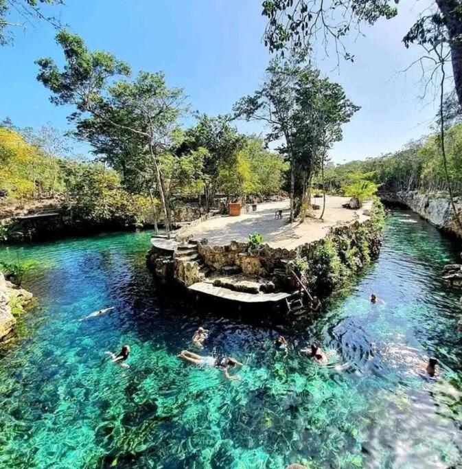 Apartment With Private Pool Tulum Chemuyil Exterior foto